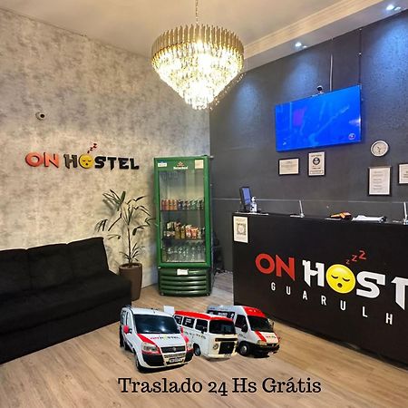 On Hostel II Gru Aeroporto Translado 24 Hs グアルーリョス エクステリア 写真